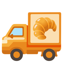 croissant and delivery truck