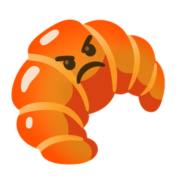 croissant and enraged face