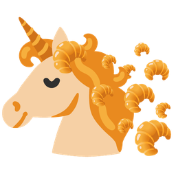 croissant and unicorn