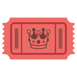 crown and admission tickets