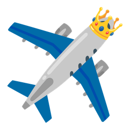 crown and airplane