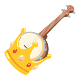 crown and banjo