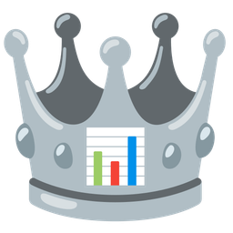 crown and bar chart