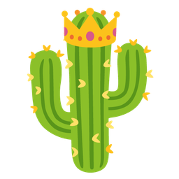 crown and cactus