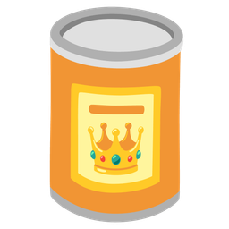 crown and canned food