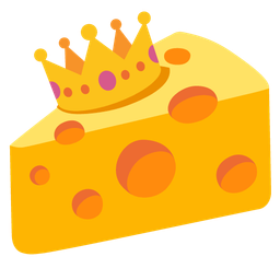 crown and cheese wedge