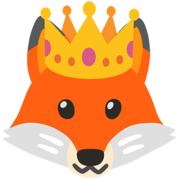 crown and fox