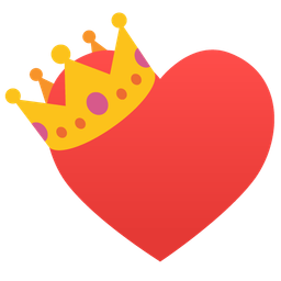 crown and heart suit