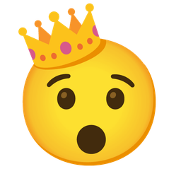 crown and hushed face