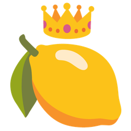 crown and lemon