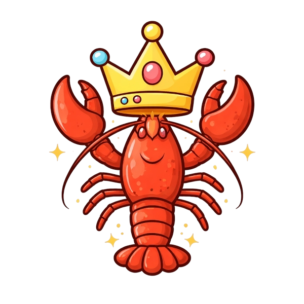 Crown and Lobster