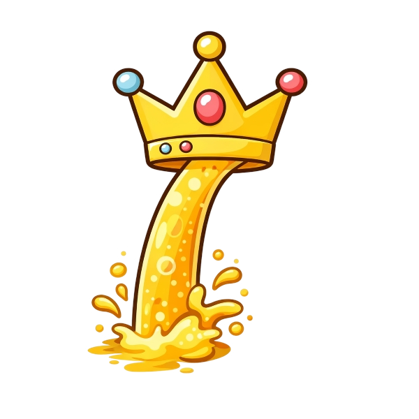 Crown and Pouring liquid