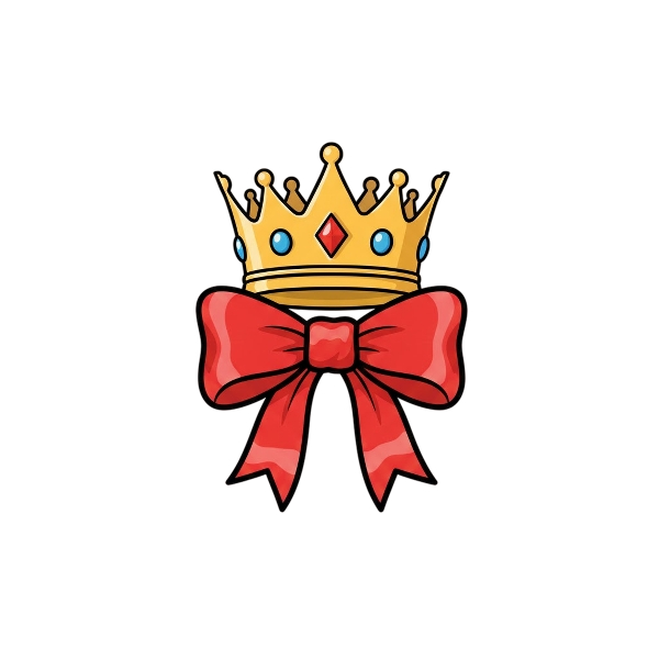 Crown and Ribbon