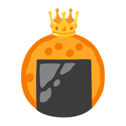 crown and rice cracker