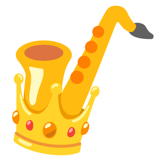 Crown and Saxophone