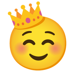 Crown and Smiling face
