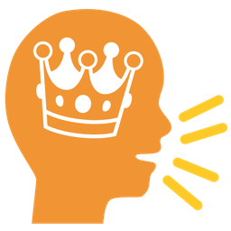 crown and speaking head