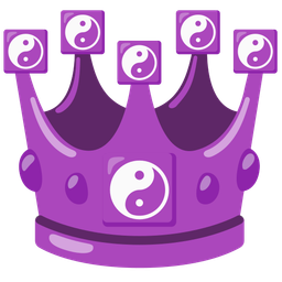 crown and yin yang