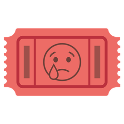 Crying face and Admission tickets