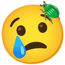 Crying face and Beetle