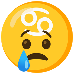Crying face and Cancer