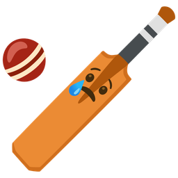 crying face and cricket game