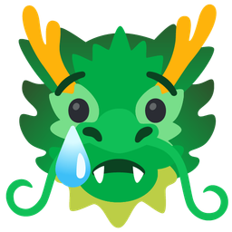 Crying face and Dragon
