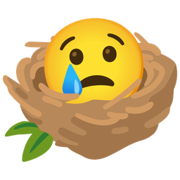 Crying face and Empty nest