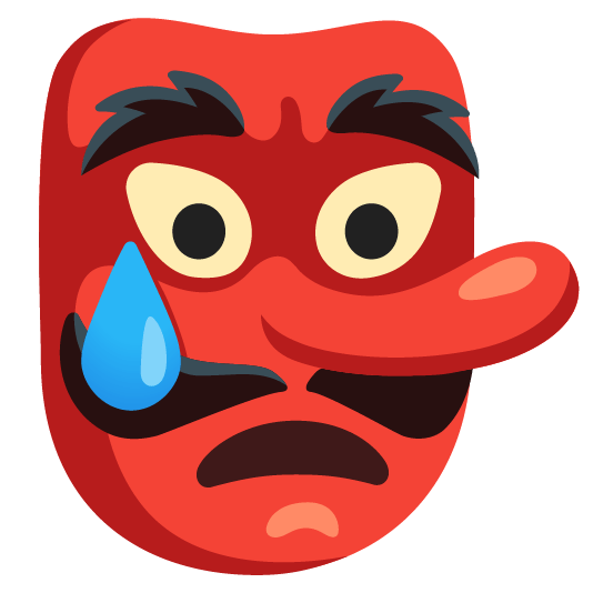 Crying face and Goblin