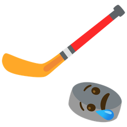 Crying face and Ice hockey