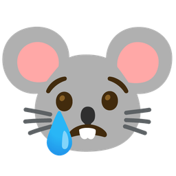 Crying face and Mouse face