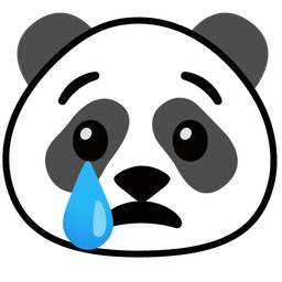 Crying face and Panda