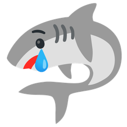 Crying face and Shark