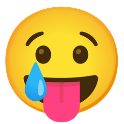 Crying face and Squinting face with tongue