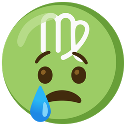 Crying face and Virgo