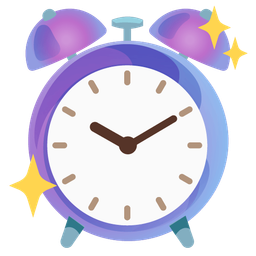 crystal ball and alarm clock