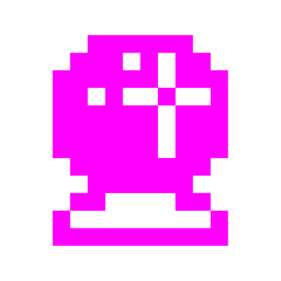 crystal ball and alien monster