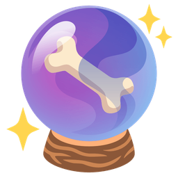crystal ball and bone
