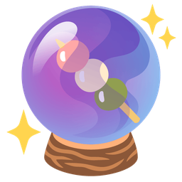 crystal ball and dango
