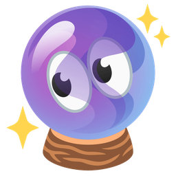 crystal ball and eyes