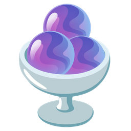 crystal ball and ice cream