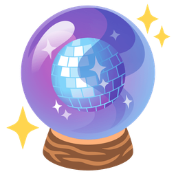 crystal ball and mirror ball