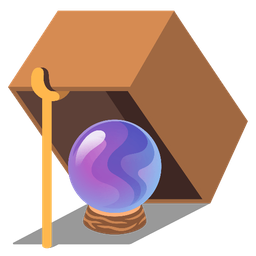 crystal ball and mouse trap