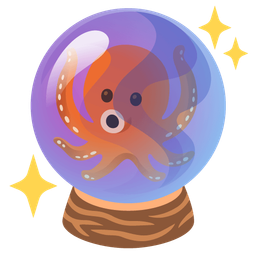 crystal ball and octopus