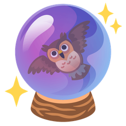crystal ball and owl