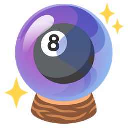 crystal ball and pool 8 ball