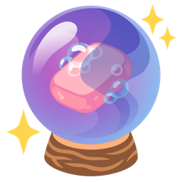 crystal ball and soap