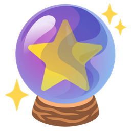 crystal ball and star
