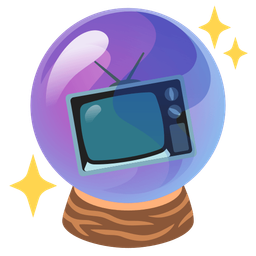 crystal ball and television