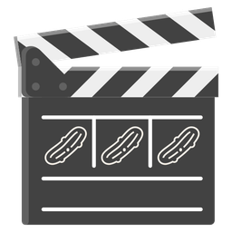 cucumber and clapper board